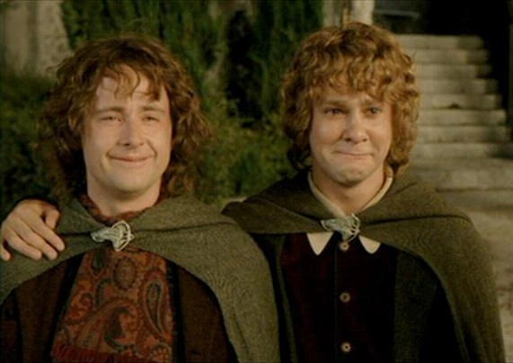 Merry and Pippin from the Lord of the Rings films